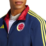 Adidas Colombia soccer jacket featuring the national team logo and a stylish design for fans