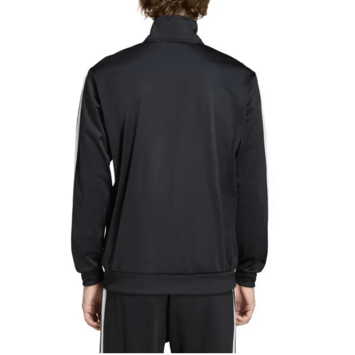 Black Adidas soccer tracksuit set for Germany with a sleek design, suitable for casual wear or training.
