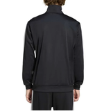 Back view of Adidas Germany black soccer tracksuit 2026 with a sleek, sporty design.