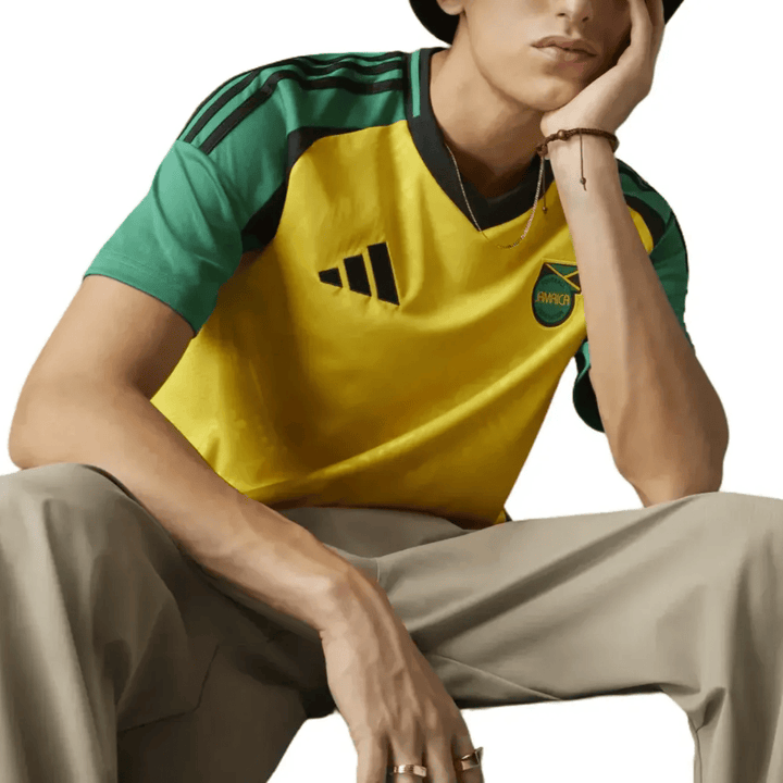 Jamaica national team Home soccer jersey 2024/25 - Adidas