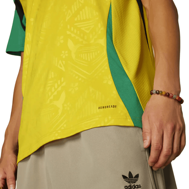 Jamaica national team Home soccer jersey 2024/25 - Adidas