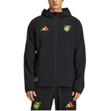 Jamaica black Casual Travel hooded presentation tracksuit 2026/27 - Adidas