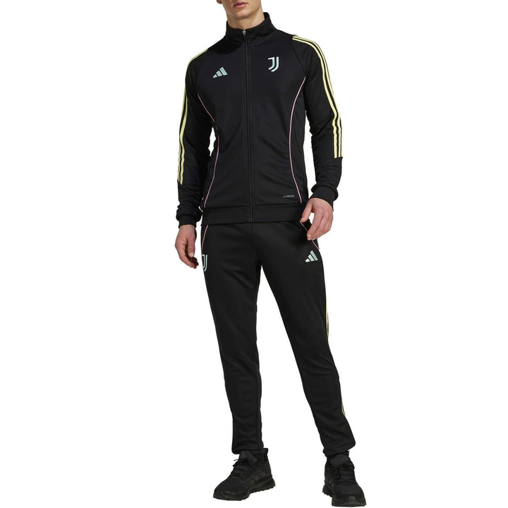 Juventus black training presentation bench tracksuit 2025/26 - Adidas
