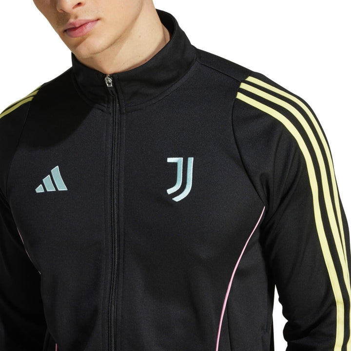 Juventus black training presentation bench tracksuit 2025/26 - Adidas