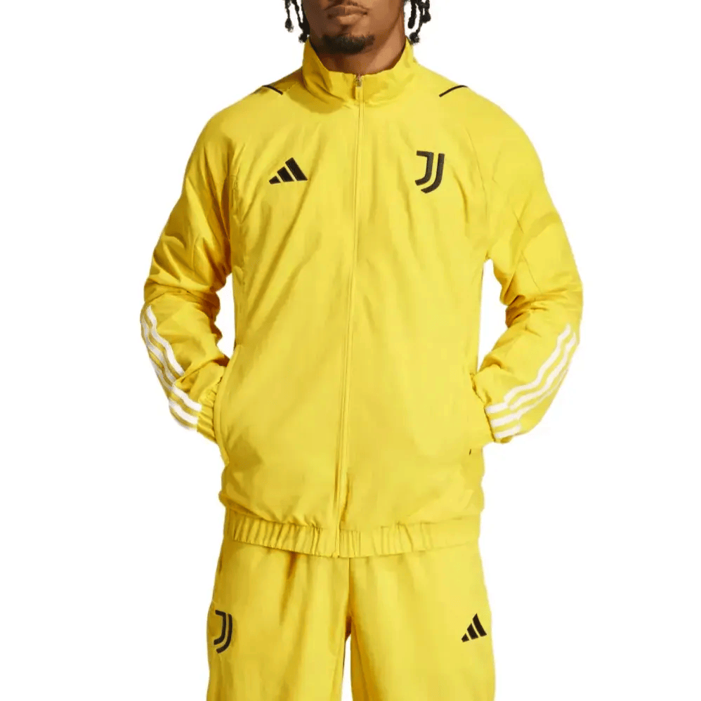Juventus FC yellow training presentation Soccer tracksuit 2024 Juventus FC yellow training presentation Soccer tracksuit 2024