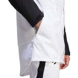 Juventus white Adidas parka jacket with black sleeves and convenient side pockets