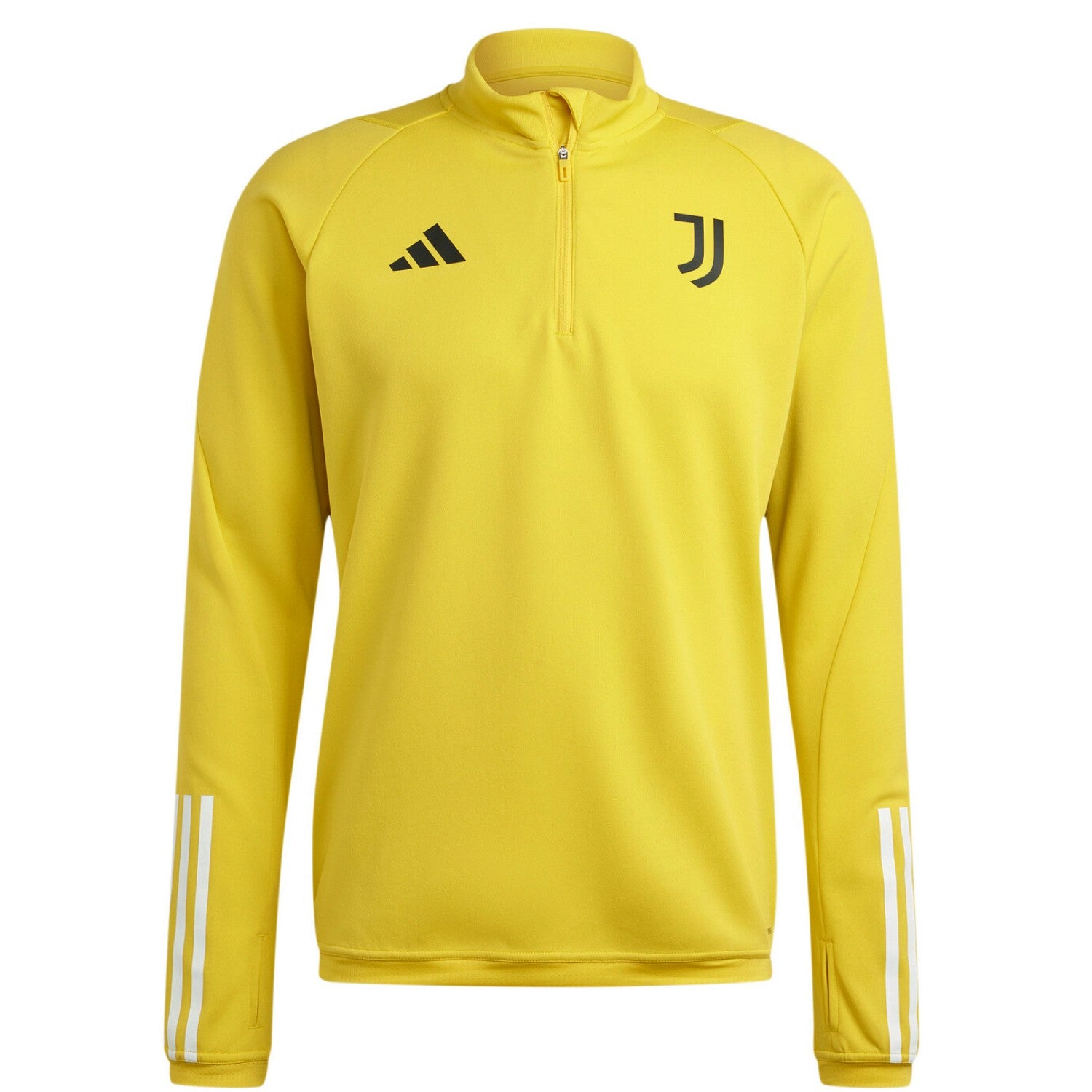 Juventus ユベントストレーニングウェア上下セット ブラック/イエロー JUVENTUS BLACK TRAINING TOP 2023/24