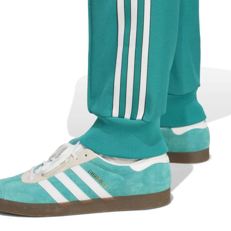 Liverpool Adidas Originals presentation tracksuit featuring vibrant colors and classic three-stripes