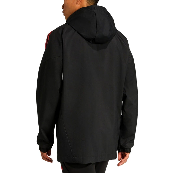 Liverpool FC black training rain jacket 2025/26 - Adidas