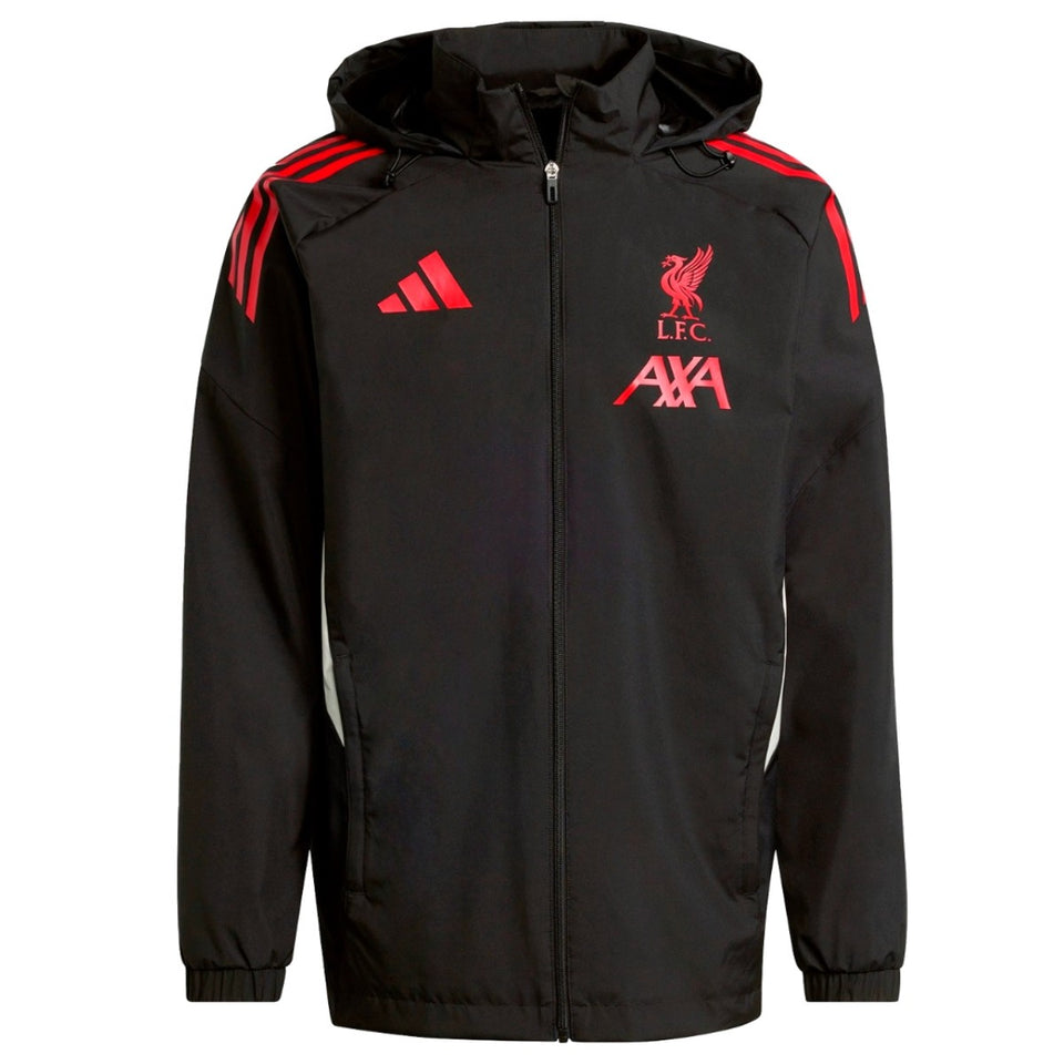 adidas Liverpool リヴァプール FC ジャケット Liverpool FC black training rain jacket 2025/26 - Adidas