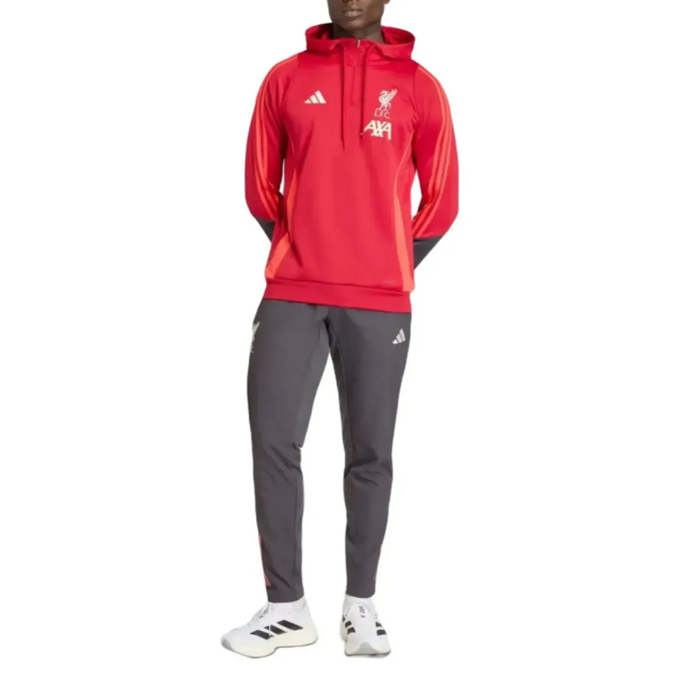 Liverpool FC red hooded training technical tracksuit 2026 - Adidas