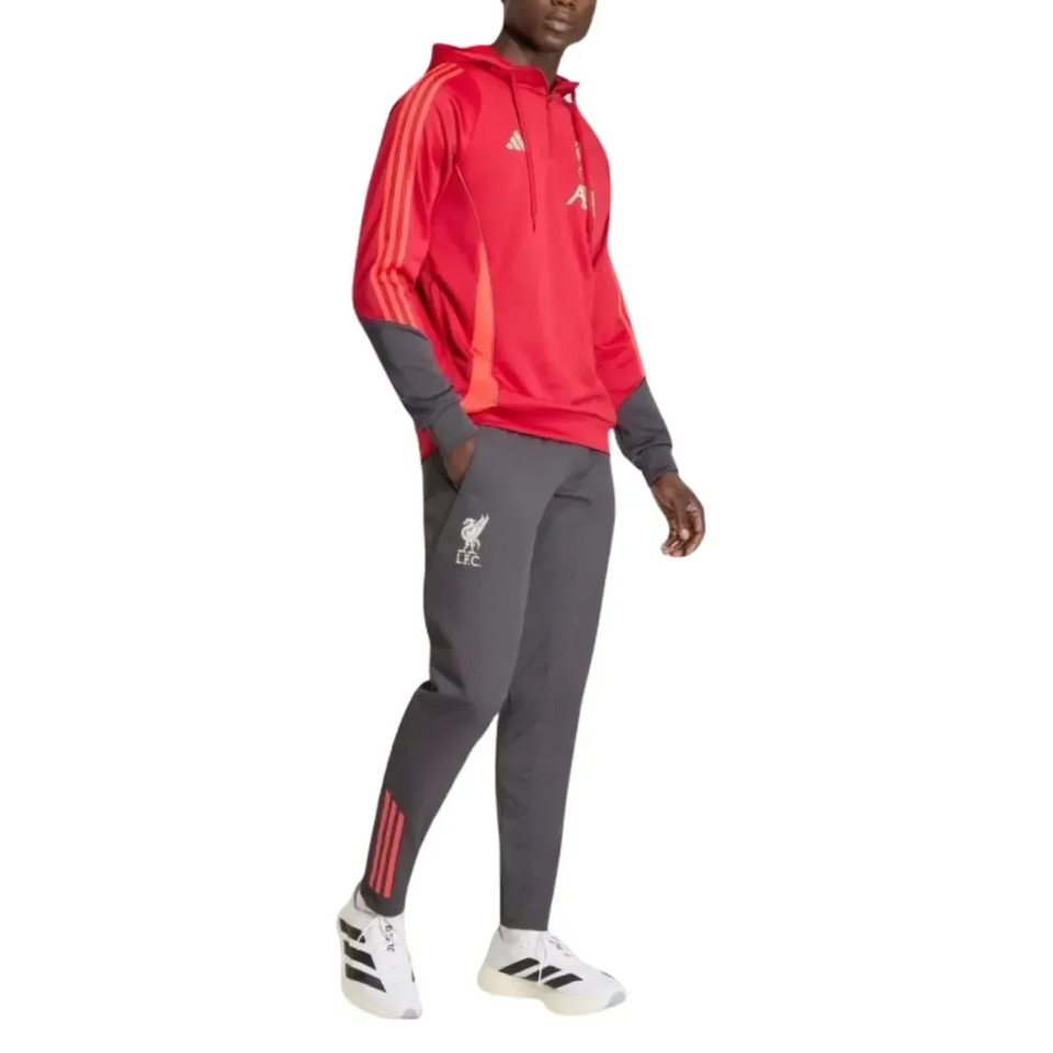 Liverpool FC red hooded training technical tracksuit 2026 - Adidas