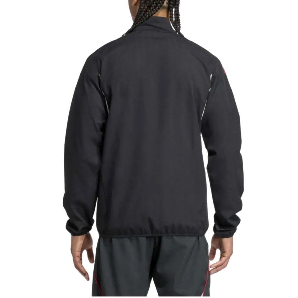 Back view of Adidas Liverpool presentation tracksuit 2025 with sleek design on SoccerTracksuits.com