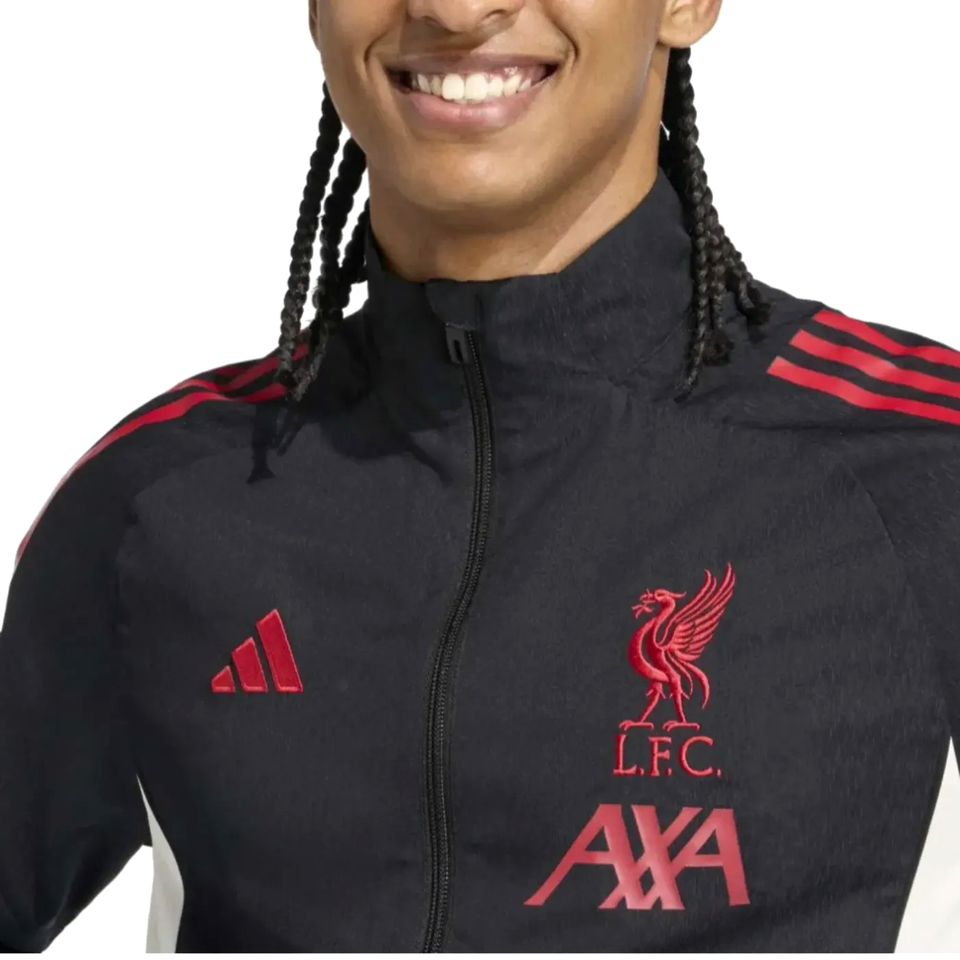 Adidas Liverpool presentation tracksuit 2025 designed for stylish team fans with team logo