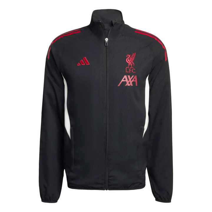 Liverpool FC black presentation Soccer tracksuit 2025/26 - Adidas