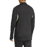 Back view of Adidas Liverpool training tracksuit 2025 in black worn by a male model