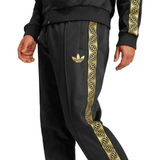 Black Adidas tracksuit pants with gold patterned side stripe and trefoil logo Mexico Gold Cup Adidas tracksuit 2025