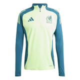 Mexico national team tracksuit mens long sleeve zip-up top in green and blue on SoccerTracksuits.com