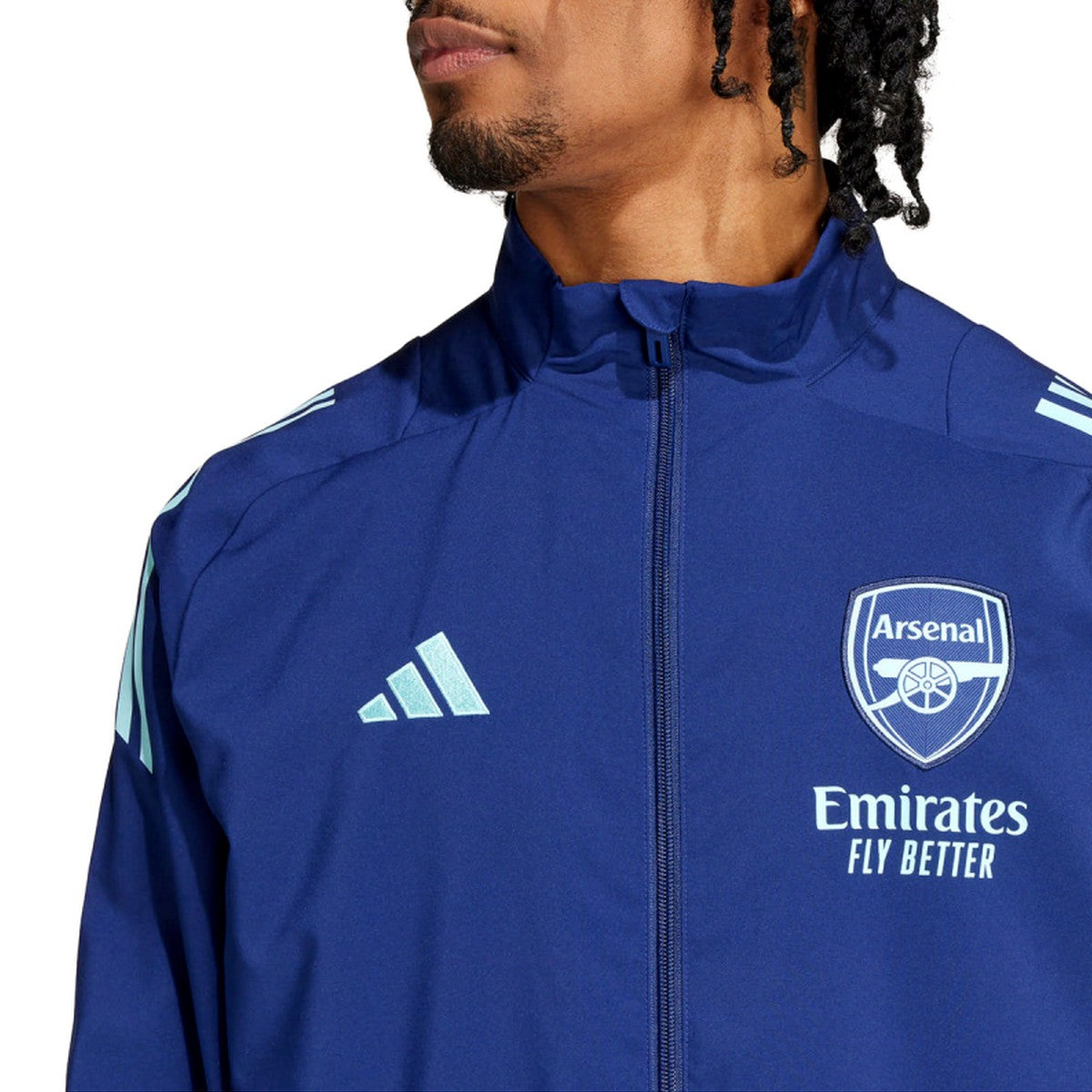 Arsenal FC presentation soccer tracksuit 2024/25 navy blue