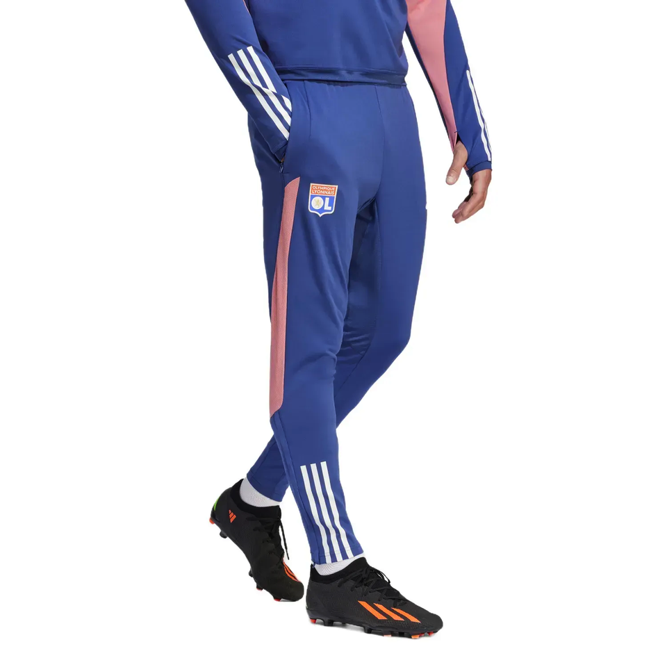 Adidas Olympique Lyon training tracksuit 2023 featuring a sleek design and comfortable fit for athletes