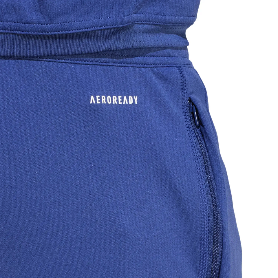 Adidas Olympique Lyon training tracksuit 2023 featuring Aeroready moisture-wicking fabric in blue