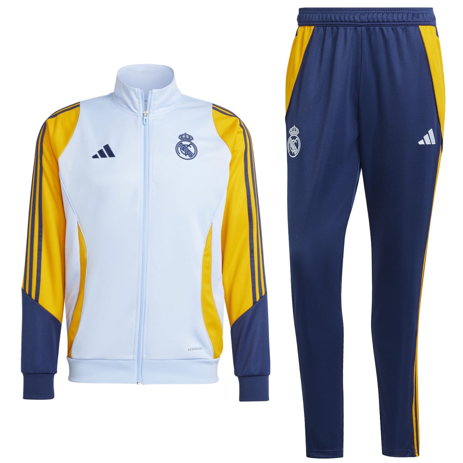 Real Madrid 2024 2025 Adidas bench tracksuit | SoccerTracksuits.com