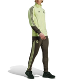 Adidas Real Madrid tracksuit 2025 in green and brown with iconic logo and stylish design for soccer fans