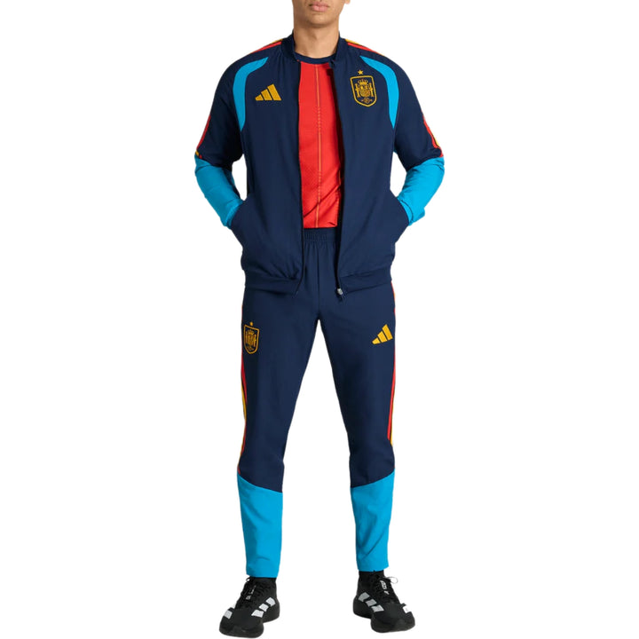 Spain navy training presentation soccer tracksuit 2026/27 - Adidas
