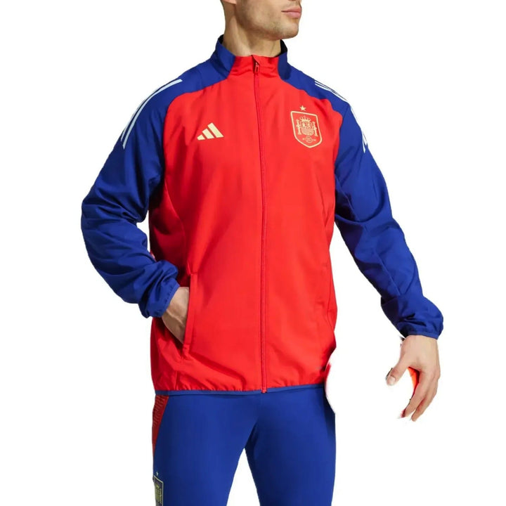 Spain training presentation Soccer tracksuit 2024/25 - Adidas