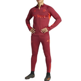 UCL Manchester United tracksuit Adidas in red with club logo and comfortable fit for soccer fans