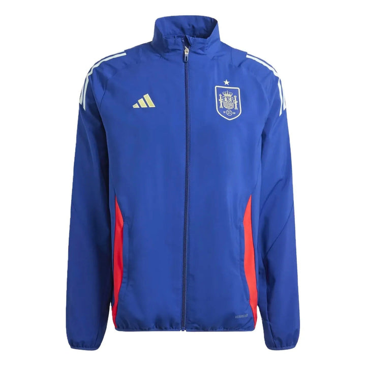 Spain training presentation Soccer tracksuit dark blue 2024/25 - Adidas