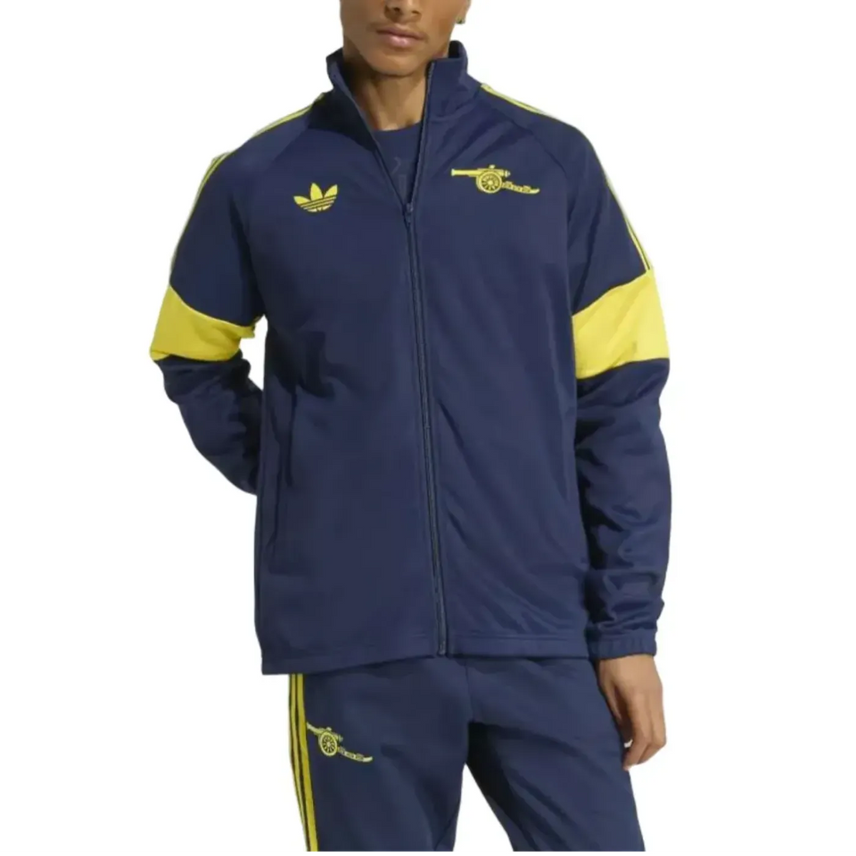 Arsenal FC Originals casual presentation tracksuit 2026 navy/yellow - Adidas