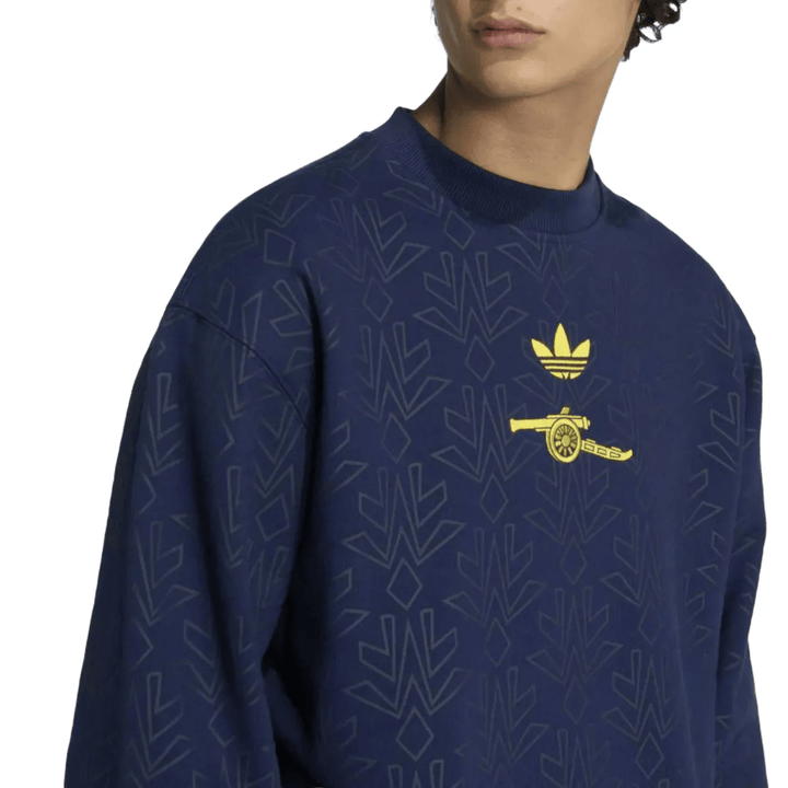 Arsenal FC Originals casual presentation sweat tracksuit 2026 navy - Adidas