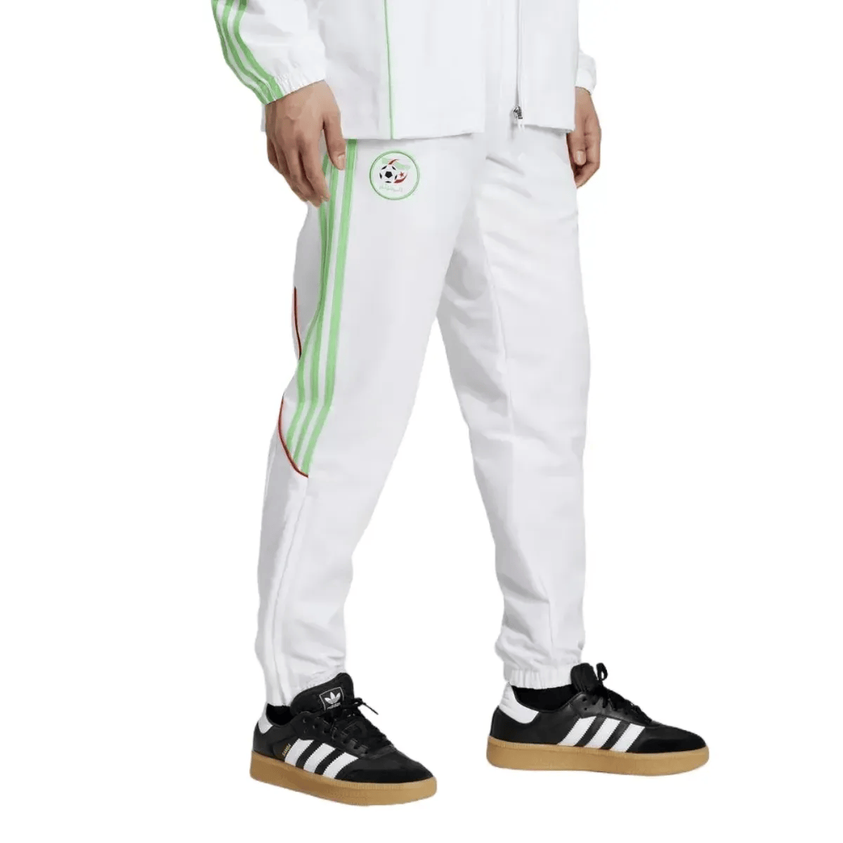 Algeria Adidas Retro Soccer Tracksuit 2025 white| SoccerTracksuits.com