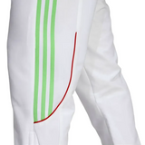 Algeria Adidas retro soccer tracksuit 2025 featuring green and red accent details on white fabric