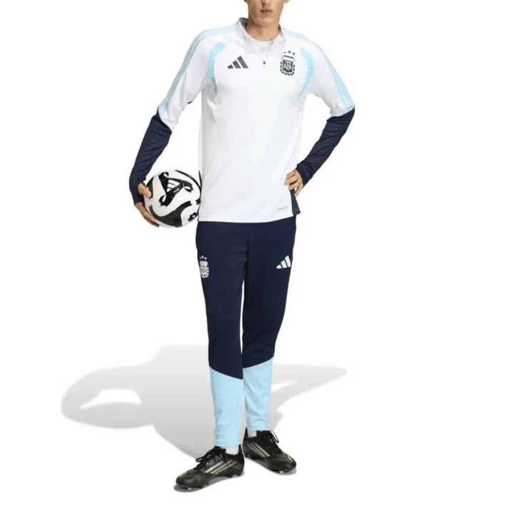 Argentina training technical soccer tracksuit 2026/27 by Adidas in blue and white with official team logo