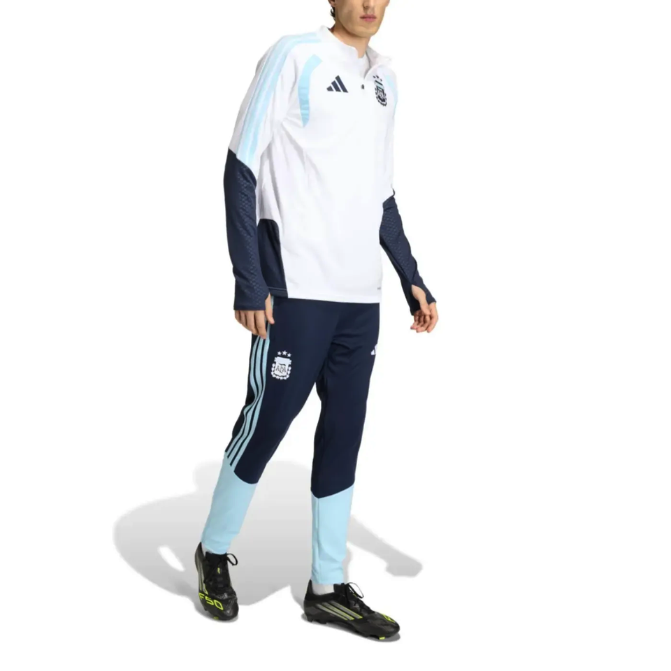 Argentina 2026 World Cup training tracksuit for soccer enthusiasts with breathable fabric.