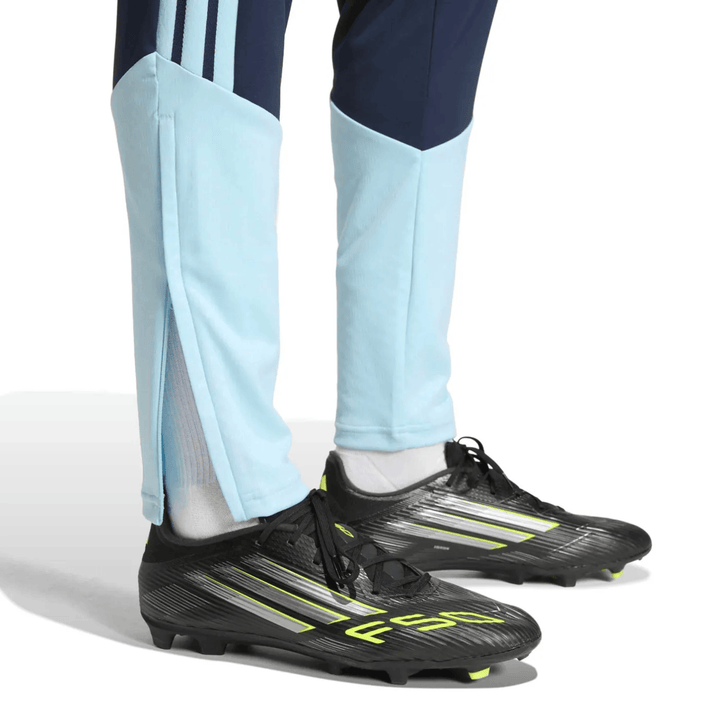 Argentina training technical soccer tracksuit 2026/27 by Adidas in blue and light blue with zippered pants