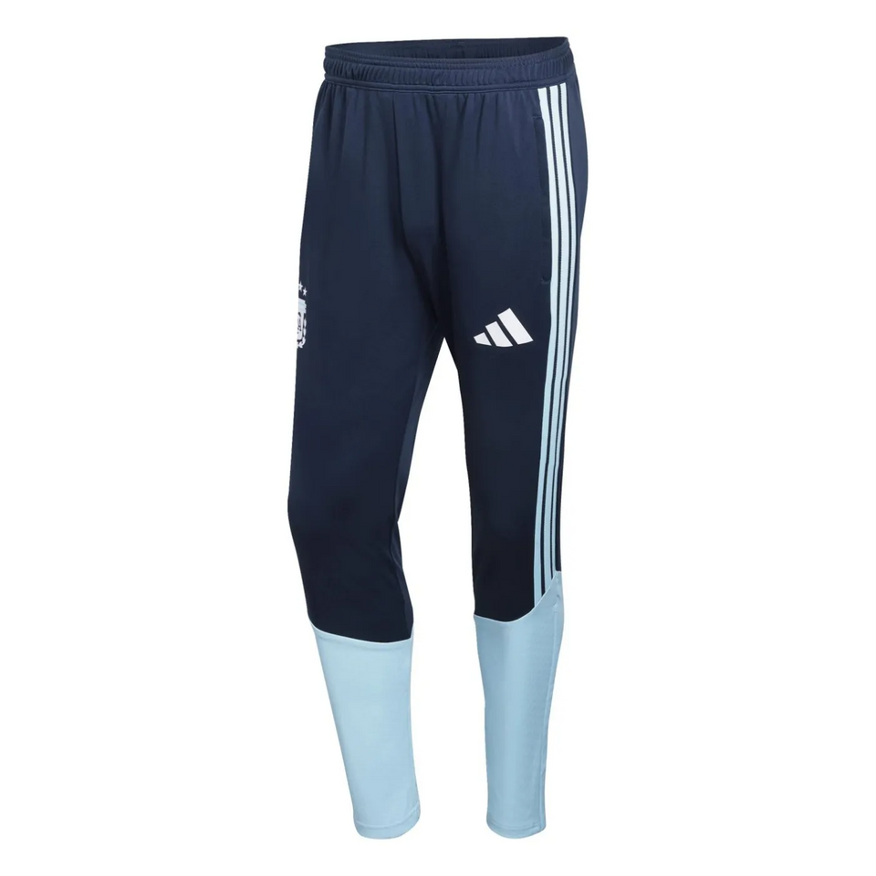 Argentina 2026 World Cup training tracksuit featuring blue and navy colors with Adidas branding