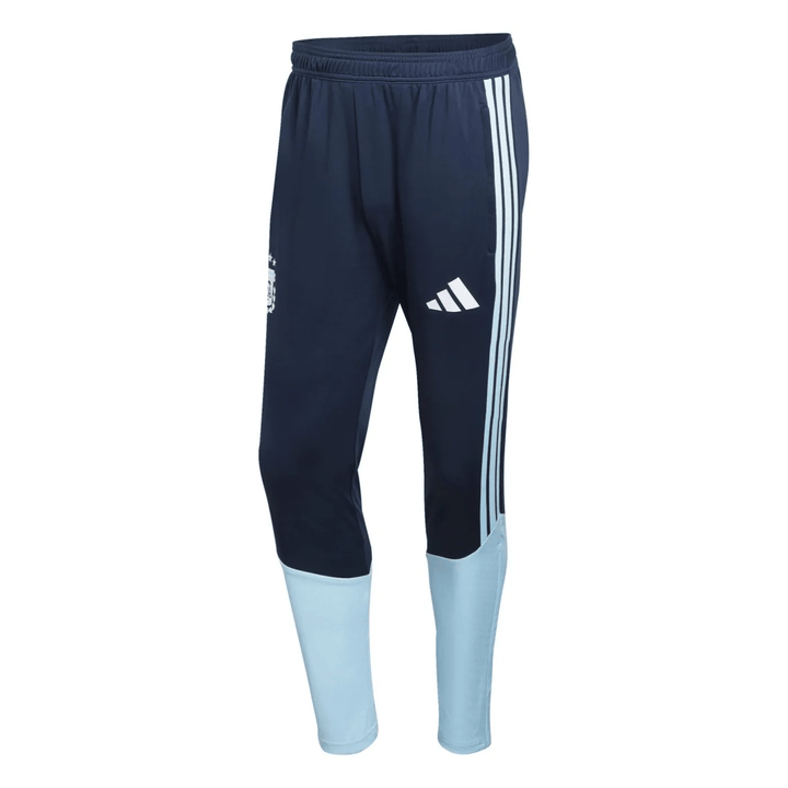 Argentina navy blue soccer tracksuit set 2026/27 by Adidas with technical fabric for training in adults sizes