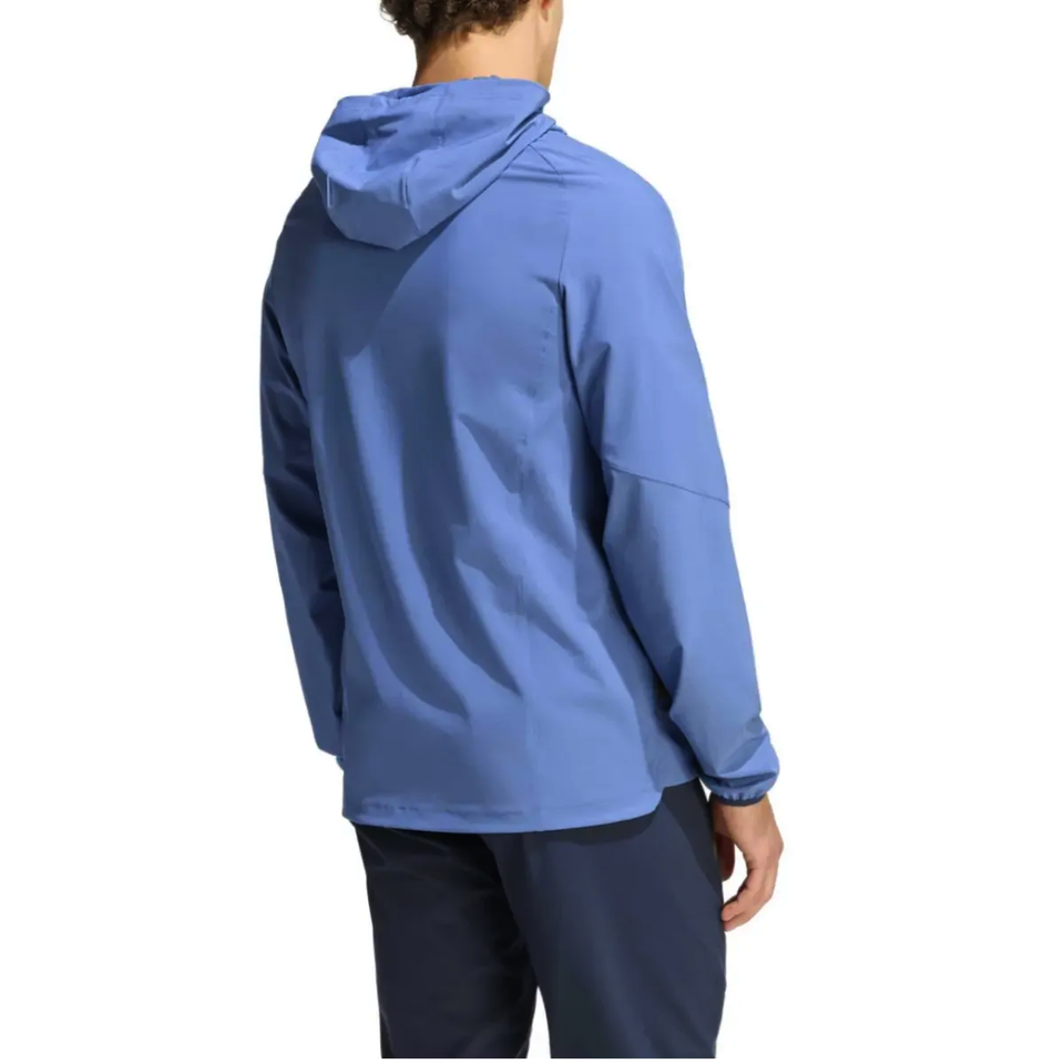 Back view of Argentina Adidas pre match tracksuit 2026 WC with a hood for a stylish sports look