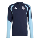 Argentina navy blue training tracksuit 2026 with long sleeves and official AFA logo
