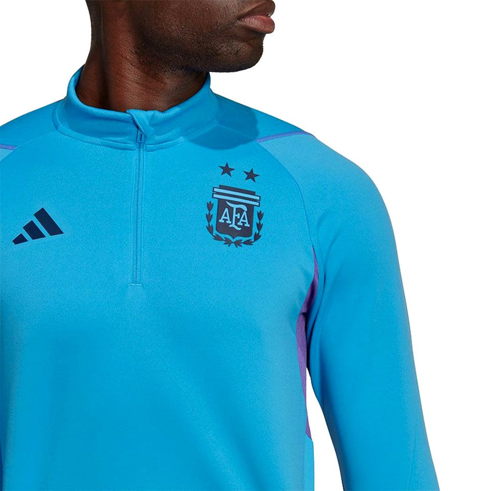 Argentina soccer training top 2022 in blue with iconic logo and stylish design for athletes