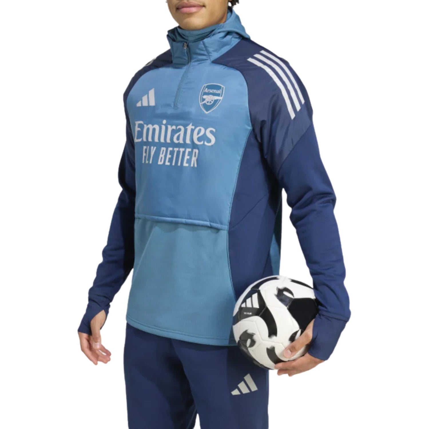 Adidas x Arsenal FC blue/navy training tech winterl tracksuit 2025