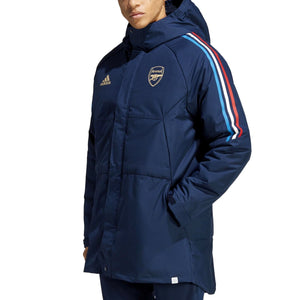 Arsenal FC Soccer parka down jacket 2022/23 navy blue - Adidas