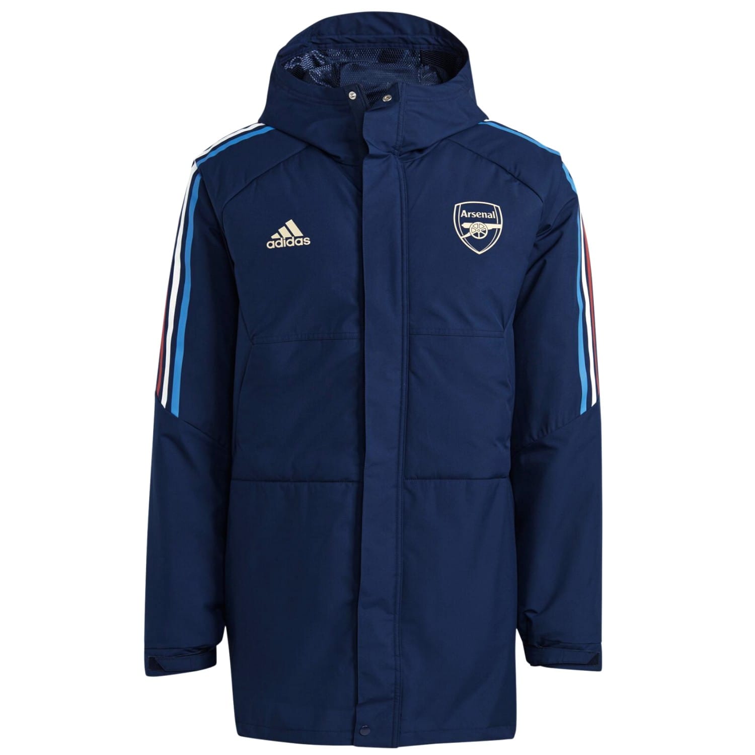25AW arsenalアーセナル ダウンジャケット Arsenal FC Soccer parka down jacket 2022/23 navy blue - Adidas