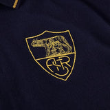 AS Roma polo jersey Copa Heritage Collection featuring embroidered bear logo and classic design