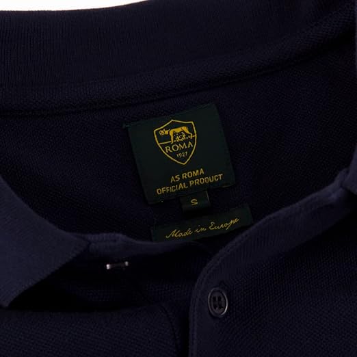 AS Roma polo jersey Copa Heritage Collection featuring a classic collar and official tag