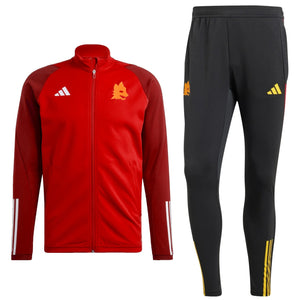 AS Roma bench training Soccer tracksuit 2023/24 - Adidas