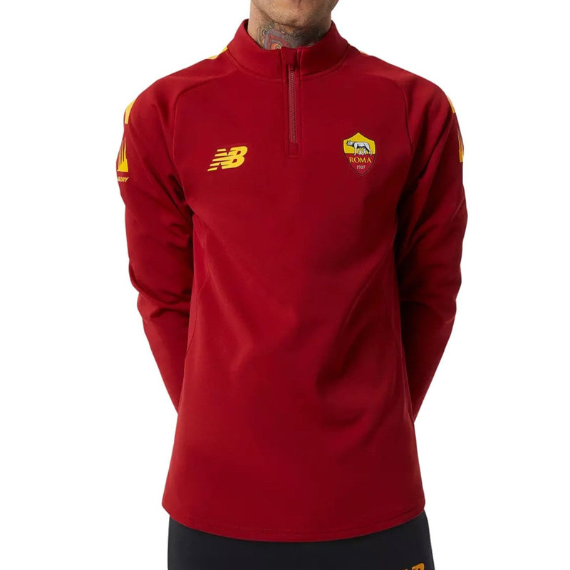 AS Roma New Balance ジャージ 赤 New Balance AS Roma Prematch Jacket - Red - Mens Replica |